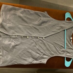 Madewell silky purple-grey tank